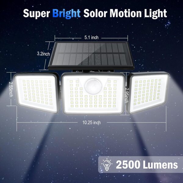 2500LM Solar Lights - Image 3